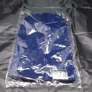 Blue Hyundai winter skull cap